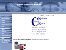 Tablet Screenshot of collisionequipmentexperts.com